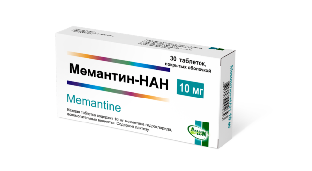 препарат Мемантин-НАН 10мг фото