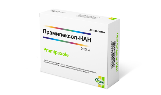 препарат Прамипексол-НАН фото